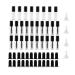 Changyeah 28 PCS 3ml mascara tubes and wand Empty Mascara Tube and wand Empty Mini for castor oil Rubber Inserts and Funnels for Castor Oil for Castor Oil DIY Cosmetics