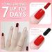 6-Piece Non-Toxic Water-Based Nail Polish Set: Quick-Dry Long-Lasting Nude and Red Shades with Bright Oil and Holographic Gel for DIY Nail Art at Home. No UV Required. Includes Purple Hue Pink series *6 - Buy Online on GoSupps.com