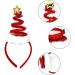 amangul Christmas Springy Coil Tree Hair Bands Tree Headband Party Decoration Supplies for Creative Holiday Hair Styling Pr(Red) - Buy Online on GoSupps.com