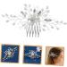 Ipetboom Bridal Pearl Comb Hair Comb Women's European and American Rhinestone - Buy Online on GoSupps.com