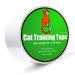 Jxselect Anti Scratch Cat Training Tape,8 Pieces XL Large (11.8" x 17") or 3" x30 Yards Large Roll Clear Double Sided Tape for Cats Scratching,Pins Free Cat Deterrent Tape - Furniture Protector 2.5" x 16Y Cat Scratch Tape