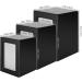 NEWDREAM Dog Urns for Ashes - Wood Keepsake Memorial Pet Ashes Photo Box in Black - Buy Online on GoSupps.com