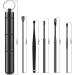 8 in 1 Ear Wax Removal Kit - Stainless Steel Ear Pick Tools with Spring Ear Cleaner - Includes 3 Sizes of Ear Spoons and 2 Cleaning Tools (Black) - Buy Online on GoSupps.com