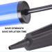 Exercise Ball Pump Kit - Yoga Ball Air Pump with Replacement Plug Set - 13 PCS Blue - Buy Online on GoSupps.com