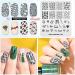 Nail Stamping Plate Fashion Diamond Lipstick Make Up Beauty Theme Multi-Pattern Stamp Print Image Stamp Template Nail Art for Nail Design 3# - Buy Online on GoSupps.com