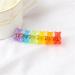 Handmade Colorful Resin Gummy Bear Hair Clip - Cute Candy Color Animal Hairpin for Women and Girls - Buy Online on GoSupps.com