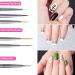 Teenitor Black Nail Art Brushes Set - 15pcs Painting Brushes & 5pcs Dotting Tools for Gel Nails - Professional Design Kit with 2-Way Dotting Pen - Buy Online on GoSupps.com