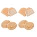 4 Pairs Sole Pad Metatarsal Foot Pads Forefoot Shoe Socks Forefoot Cushions Neuroma Pads High Heel Pads Blush Heels Non-Skid Foot Pads Herringbone Fore Socks Silicone Sponge