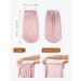 Lilysilk 100% Mulberry Silk Hair Hood - 19 Momme Sleeping Cap for Curly Hair - Peach Pink Night Hat for Women - Buy Online on GoSupps.com