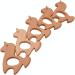 Wendysun 10pcs Cartoon Wood Teether - Natural Animal Unicorn Shape Baby Teething Nursing Beech Teether DIY Pendant Toy - Buy Online on GoSupps.com