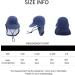 weVSwe Baby Toddler Sun Hat UPF 50+ Swim Cap Flap Neck Protection Dark Blue 0-6 Months - Buy Online on GoSupps.com