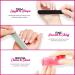 FANDAMEI Nail Polish Gel Remover Kit with Nail Clips, Remover Bottle, Cotton Pads, Brush, Pusher, Peeler, and Buffer Block - Pink - Buy Online on GoSupps.com