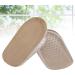 Bestoyard 1cm Invisible Height Increase Insoles - Size S (Apricot) | Shock Absorption Lift Heel Half Insoles - Buy Online on GoSupps.com