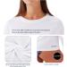 NAVISKIN Women's UPF 50+ Sun Protection Long Sleeve Rash Guard Shirt - White Medium - Buy Online on GoSupps.com