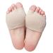 Metatarsal Pads Cushioning for Bunions Foot Sleeves Forefoot Cushions Anti-Sliding Calluses Blisters morton's neuroma ball of foot pain Metatarsalgia Pain Relief 1 Pair Light Yellow S S Light Yellow