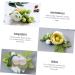 POPETPOP bridal hair accessories bridal headpieces for wedding Hair Side Comb Wedding Bridal Headpiece Bridal Headdress hair teasing comb bridal hair clip bride silk flower hair comb - Buy Online on GoSupps.com
