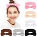 MISUPORVE Bow Headbands for Women Elastic Hair Bands Rabbit Ears Knotted Headband Fashion Cloth Head Wrap Workout Cute Hair Accessories 6 Pack