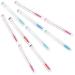 Outanaya 10pcs Transparent Tube Mascara Brush Reusable Eyelash Extensions Makeup Mascara Makeup Tools Lip Abs