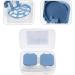 Exceart Mini Lens Container - Automatic Lens Cleaning System & Travel Case with Tweezers (Blue) | Optimize Your Lens Care - Buy Online on GoSupps.com
