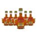 Maple Terroir Pure Maple Syrup 100ml x 6 Bottles | Grade A Dark Robust Taste | 100% Pure Quebec Maple Syrup | Maple Leaf-Shape Glass Bottle | Made in Canada