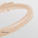 Collardirect Handmade Round Leather Dog Collar - Soft Padded Real Leather Adjustable for Small to Big Dogs & Cats - Available in Black Pink Red Purple Blue Beige (18-20 cm) - Buy Online on GoSupps.com