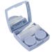 Anggrek contact lens box contact lens container with mirror tweezers contact lens container container with bottle with care fluid contact lens travel set for on the go (blue)