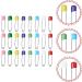 iplusmile 500 Pcs Safety Pin Diaper Set - Baby Nappy Hijab Pin with Plastic Head - Girl Scout Towel Bibs Fastener - Colorful Steel Toddler Child Pins 5.4x1cm - Buy Online on GoSupps.com