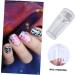 FRCOLOR 4 Fully Transparent Handle with Lid Silicone Seal Nails Kits Nail Art Stamper Manicure Rubber Stamp Decked Accessories Manicure Stamper Nail Kits Peg Board Plastic Child With Cover 6X3cm Transparent Color - Buy Online on GoSupps.com