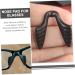 Coheali 4-Piece Glasses Nose Pads & Fastening Tools Set - Saddle Brace & Handle for Children's Glasses - Black Pebble Gel Sunglasses (2.8x2.5cm) | International Shipping Available - Buy Online on GoSupps.com