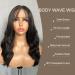 SOKU 18 Body Wave Synthetic Lace Front Wig Dark Brown - Pre Plucked T Part with Baby Hair, HD Transparent Lace - Women's Natural Wave Wigs - Buy Online on GoSupps.com