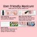 Lofuanna Clear & Nude Poly Nail Gel Kit with UV Light - Professional Builder Gel Extension Set - Buy Online on GoSupps.com