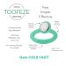 Toofeze Ice Cold Baby Teether Toy   Fast Pain Relief   All Natural Silicone and Stainless   Ages 3 mos+ (Mint Green) - Buy Online on GoSupps.com