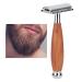 Manual Razor with Wooden Handle - Premium Detachable Razor for Men | International Shipping Available - Buy Online on GoSupps.com