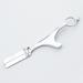 Ergonomic Handle Design Razors With Blades Beard Hair Removal Shaving Knife Manual Face Underarm Bikini Stainless Body Eyebrow Trimmers Barber Razors Moustache Beard Removal (Color : Silver-20 Blades