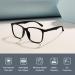 Cyxus Blue Light Filter Glasses - Anti-Blue Light No Prescription Needed Stylish Matt Black - Protect Your Eyes from Screens - Buy Online on GoSupps.com