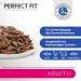 Perfect Fit Adult Cat Food - 48 Portion Bags (12x85g) - Salmon Deep Sea Fish Beef & Chicken - Premium Wet Food for Cats 1 Year+ - Buy Online on GoSupps.com