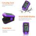 Fingertip Pulse Oximeter - Portable Blood Oxygen Monitor for Heart Rate & SpO2 - O2 Monitor Finger (Purple) - Fast International Shipping - Buy Online on GoSupps.com