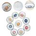 Zerodeko 18 Pcs Side Dish Set Ceramic Dip Dish Small Ceramic Bowl Prep Bowls for Cooking Pinch Bowls Japanese Style Seasoning Dishes Fruit Bowl Chips Ceramics Soy Sauce Bowl Japanese-Style 7X7X1.5CMx2pcs As Shownx2pcs - Buy Online on GoSupps.com