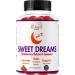 Sleep Supplement for Adults Restful Calm Sleep Stress Support Calmness Relaxation 90 Gummies Strawberry Flavor Chewable Vegan Sleep Aid Vitamins-2 Month Supply