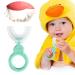 Kids Toothbrush Soft Food GraUK Silicone Toothbrush Head U Shaped Children's Toothbrush All RounUKd 360 Food GraUK Silicone Brush Head Baby Toothbrush (2-12 Years Old) Little Surprise Green 6-12 years old