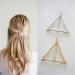 Women's Hollow Triangle Geometric Metal Hairpin Hair Clip Clamps Accessories Styling Jewelry Comfortable and Environmentally Nice and Fashion