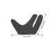 wiroouia Heat Resistant Gloves for Hair Styling Hair Dye Safe Curling Wand Gloves | Professional 3 Finger Design Mittens Protection Reusable Elastic for Hair Dryers left hand - Buy Online on GoSupps.com