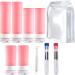 Soulbay 9-Piece Silicone Travel Bottles Set | Leak-Proof Toiletries Shampoo Gel & Cosmetics - Perfect for Travel! - Buy Online on GoSupps.com