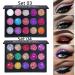 15 Colors Glitter Sparkle Eyeshadow Palette for Girls | Profusion Neon Shimmer Makeup Set - Buy Online on GoSupps.com