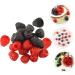HOMSFOU 200 Pcs Simulation Raspberry Small Christmas Decor Fruitful Mini Fake Fruit Photo Prop Raspberry Kids Fruit Model Prop Pvc Raspberry Vegetable Props Plant Food Decorate Soft Pvc - Buy Online on GoSupps.com
