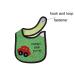 Yafane Baby Bibs Waterproof 10 Pack | Soft Cotton Velcro Fastener for Boys & Toddlers | Blue - Buy Online on GoSupps.com