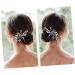 DOITOOL Wedding Hair Accessories for Brides Rhinestone Headpiece Bridal Barrette Womens Barrettes for Hair Crystal Headpiece Bride Headpieces for Wedding Floral Hair The Flowers Miss Comb - Buy Online on GoSupps.com