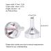 Aluminum Cosmetic Funnel - Portable Mini Make-Up Tool for Perfume & Cosmetics | Professional Quality - Buy Online on GoSupps.com