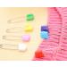 Kinteshun Baby Safety Pins 50pcs 1.6 inches Assorted Candy Colors - Secure Clips for Diapers, Bibs, and More! - Buy Online on GoSupps.com