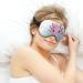 Cute Axolotl Sleep Mask | Soft Light-Blocking Eye Cover for Women | Adjustable Cartoon Blindfold - Buy Online on GoSupps.com